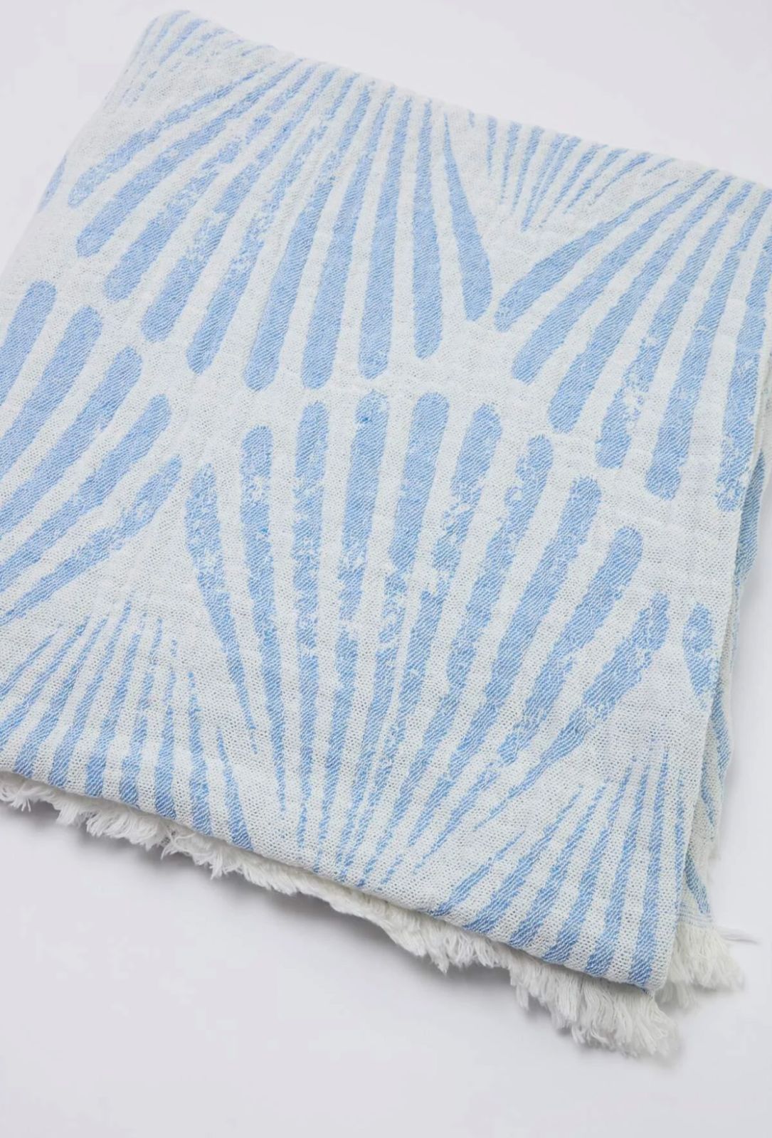Marine Themed Muslin Double Bedspread