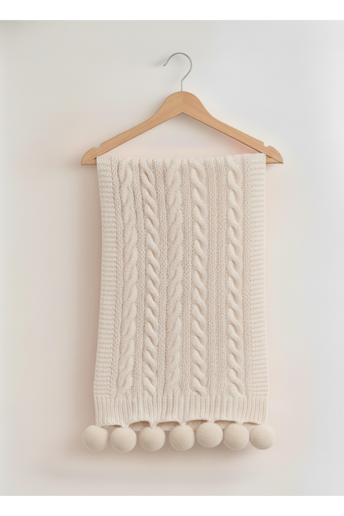 Pompom Lap Blanket