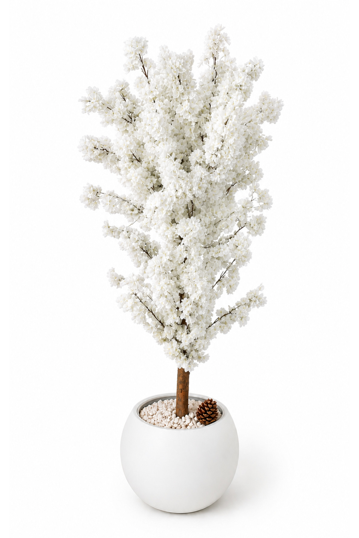 Artificial White Flower Tree, 180 cm