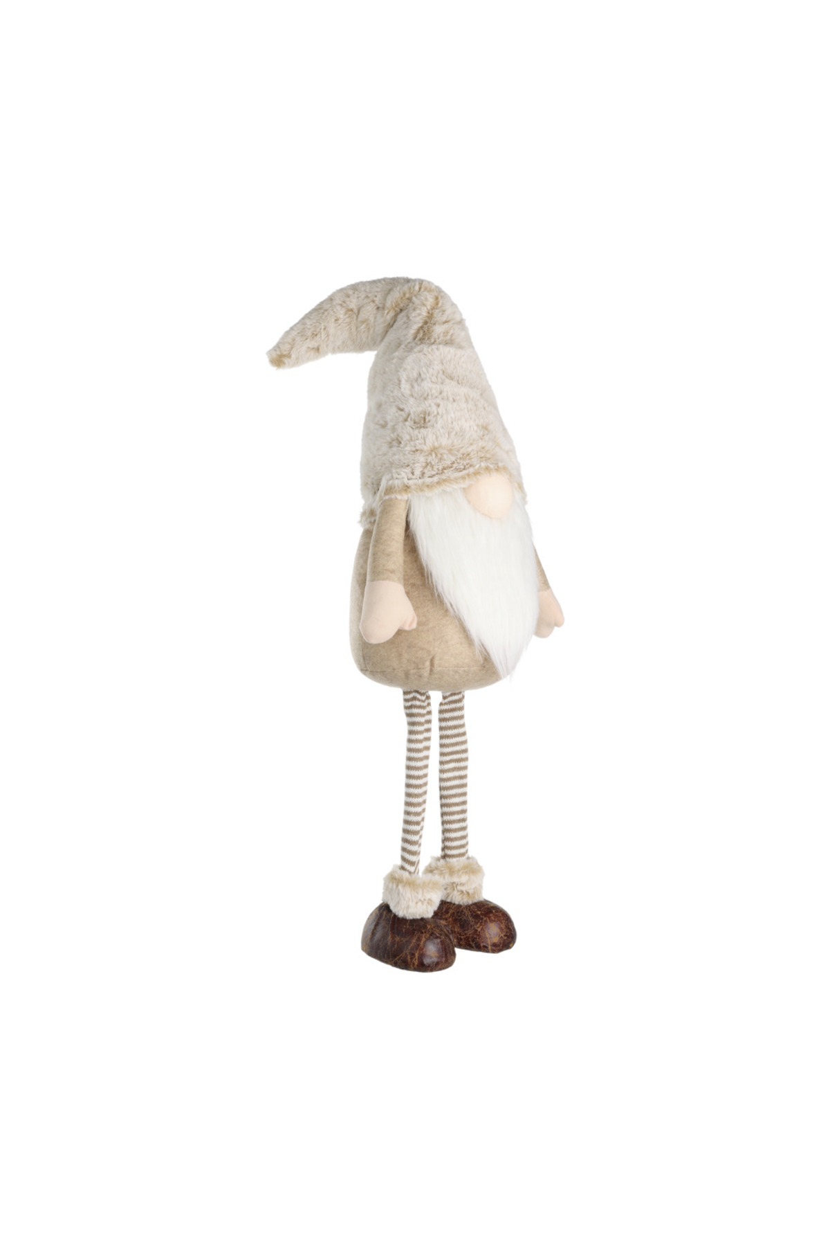 Beige Plush Christmas Gnome