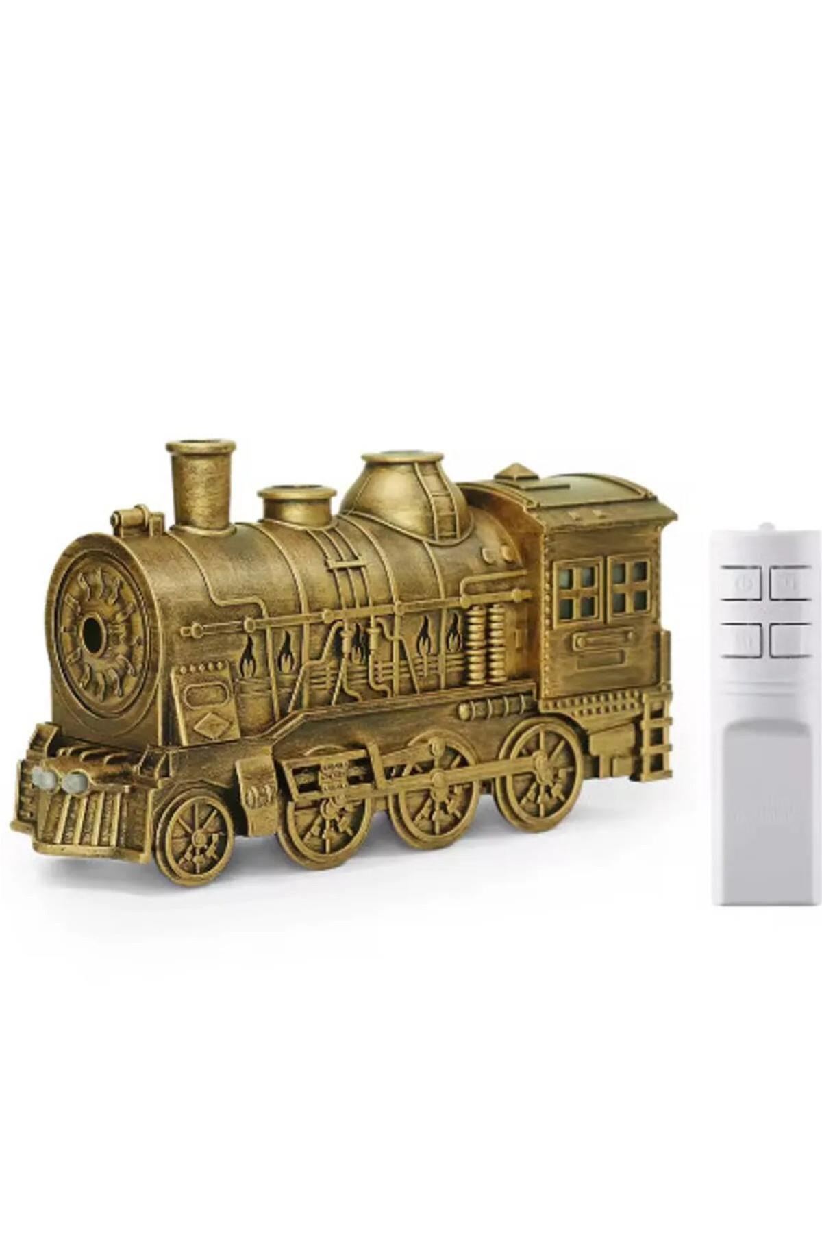 Gold Train Humidifier with Light and Remote