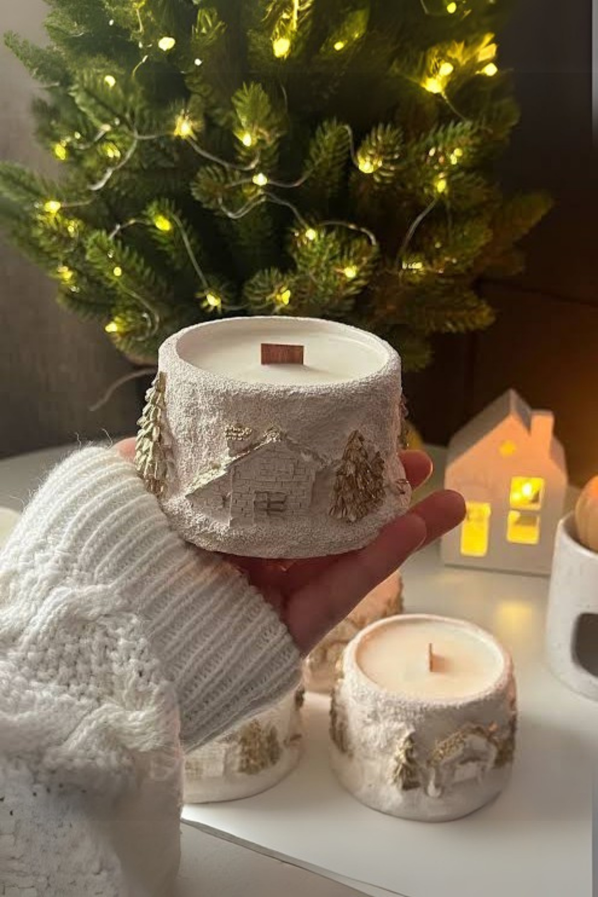 Scented Soy Candle with Wood Wick