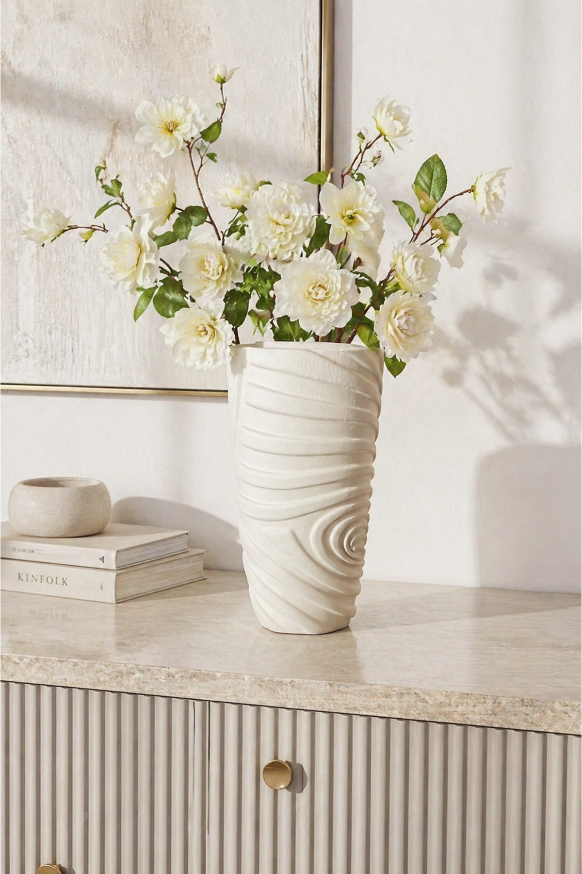 Helen large cream ceramic vase Helen large cream ceramic vase