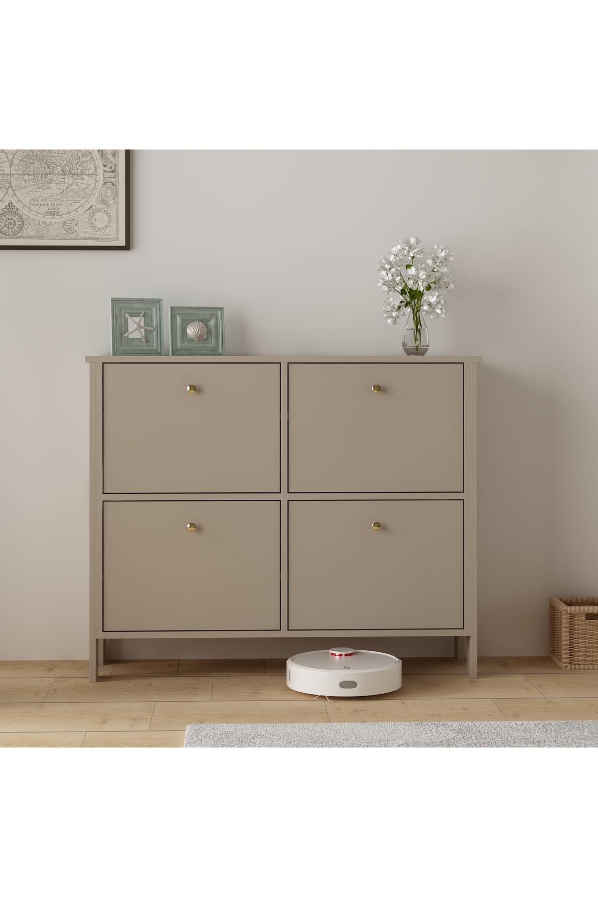 Palermo multi-purpose cabinet / console, sandstone — Sandstone