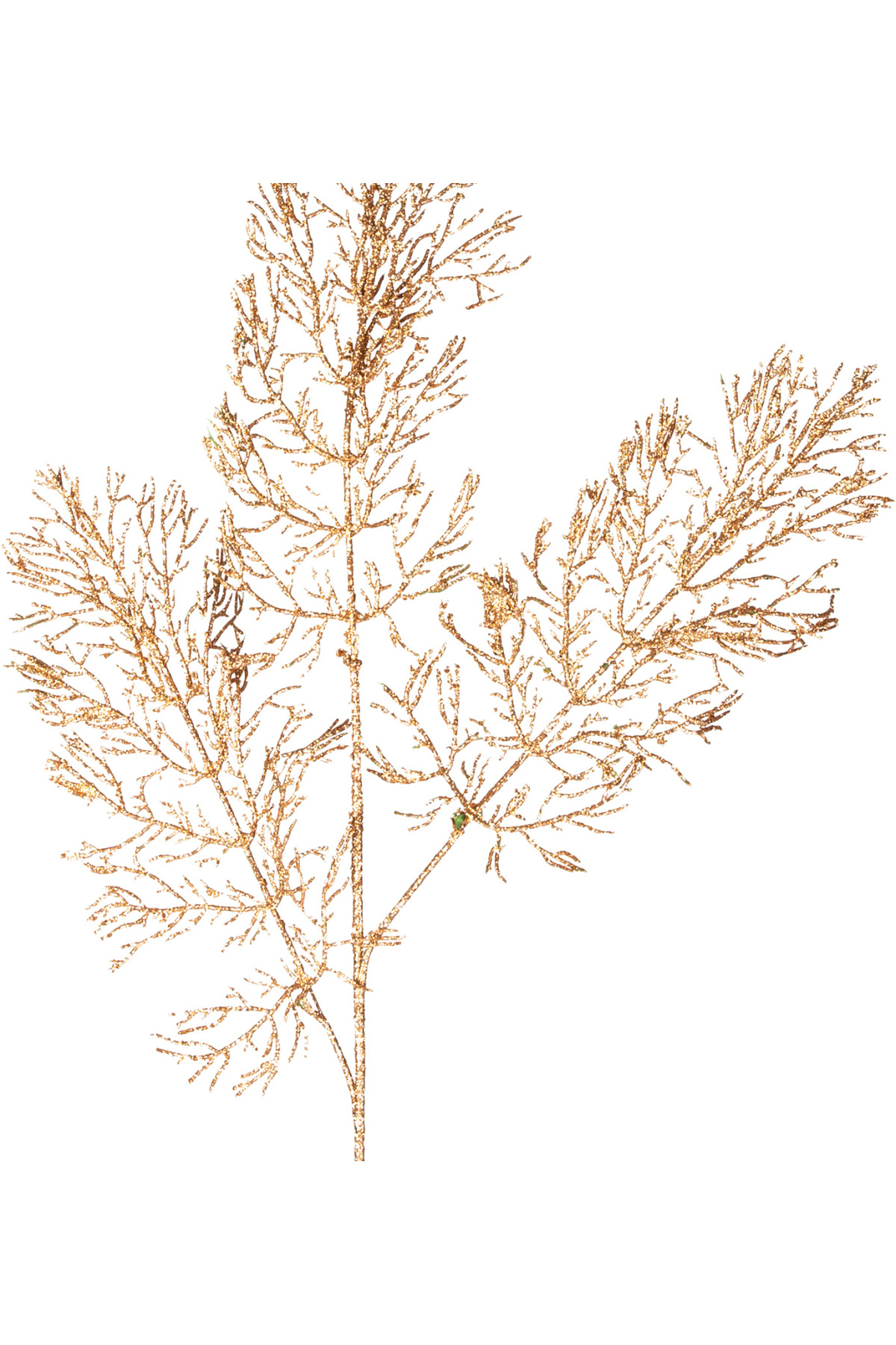 Artificial glitter branch, rose gold, 76 cm