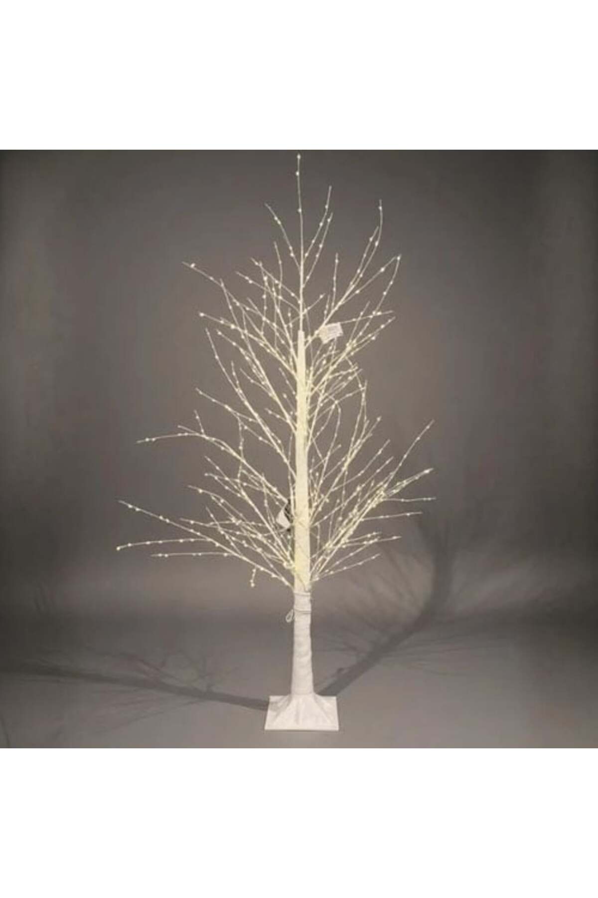 LED decorative white tree, 120 cm