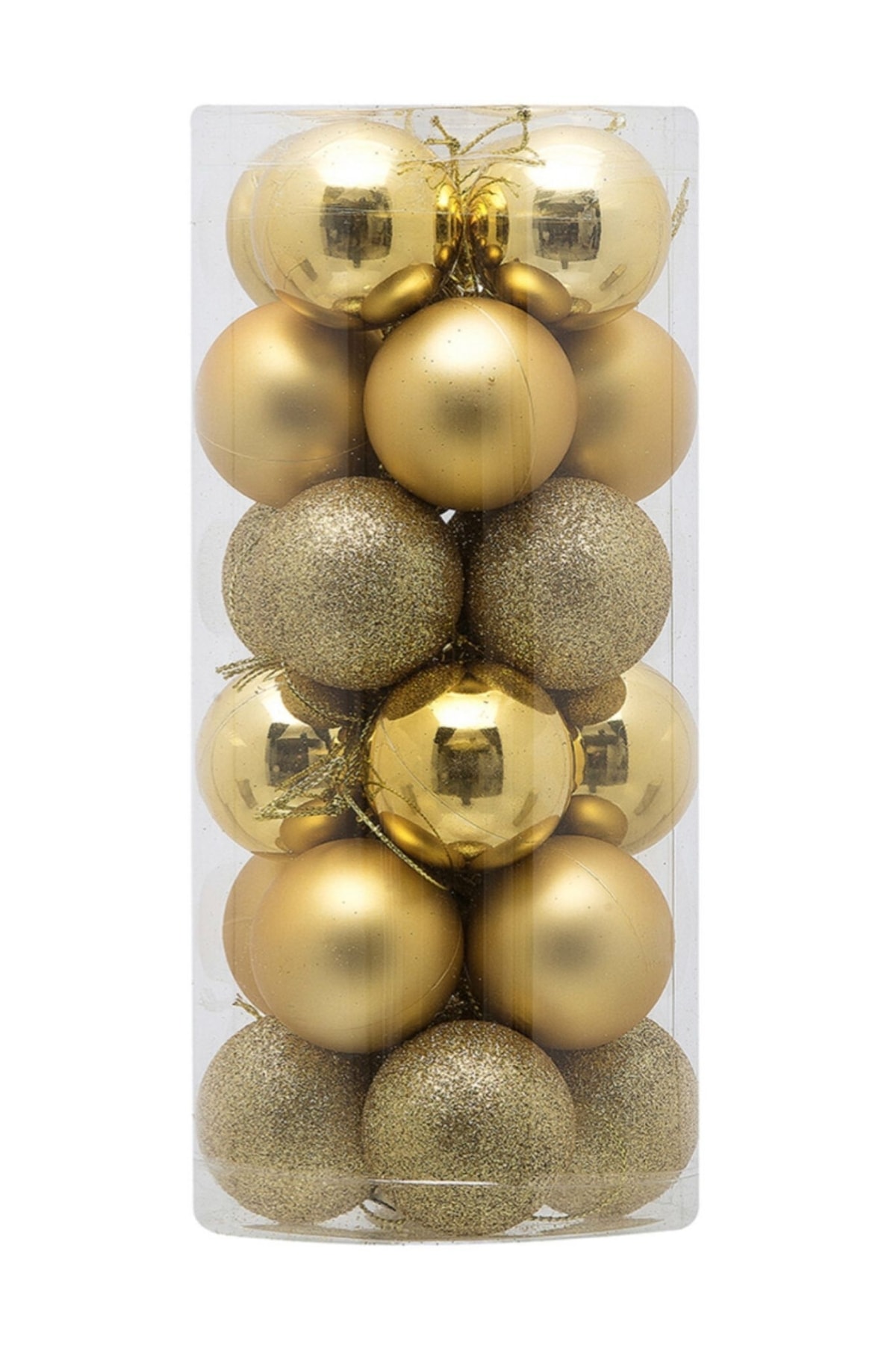 Christmas baubles, 4 cm, set of 24