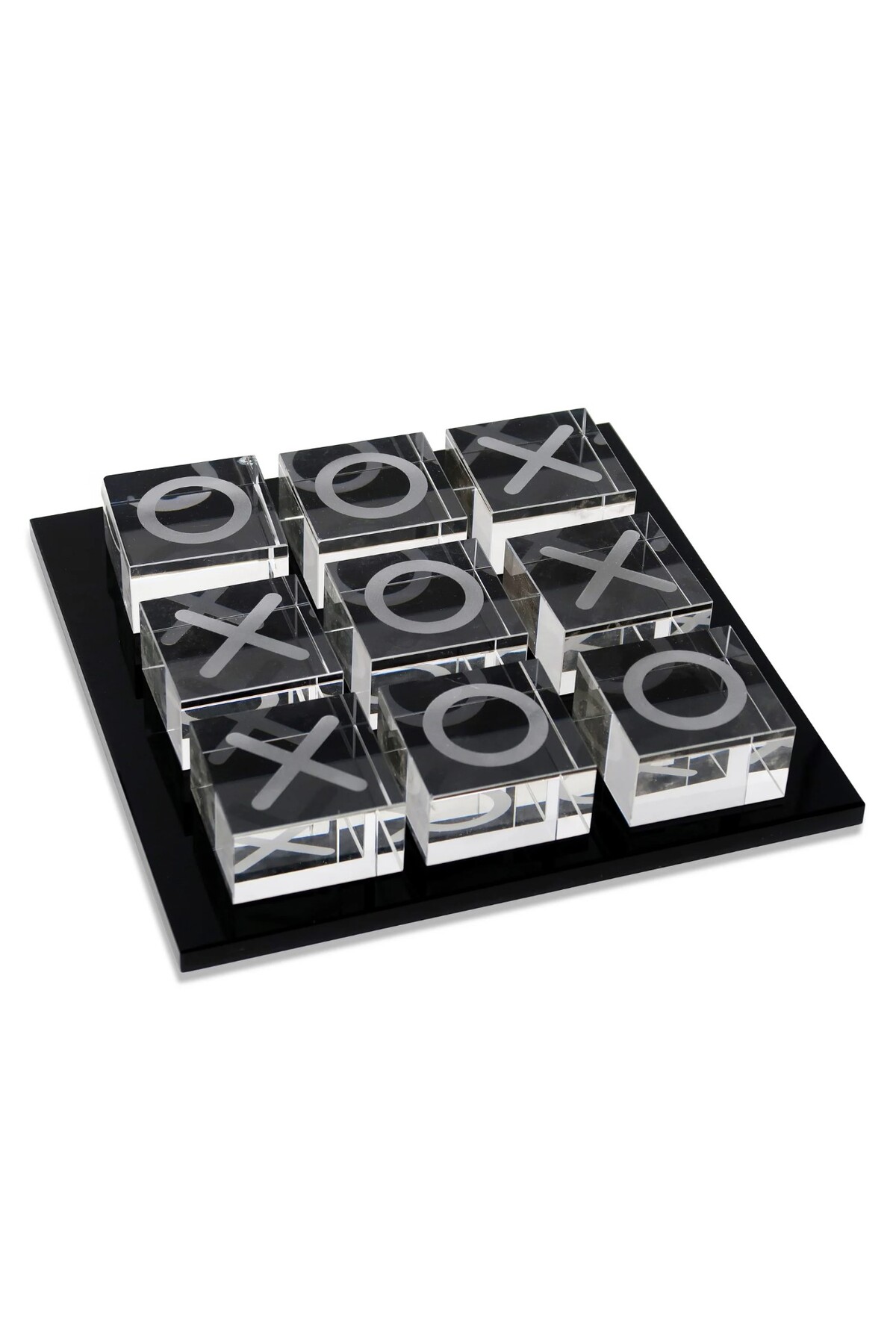 Crystal glass XOX set