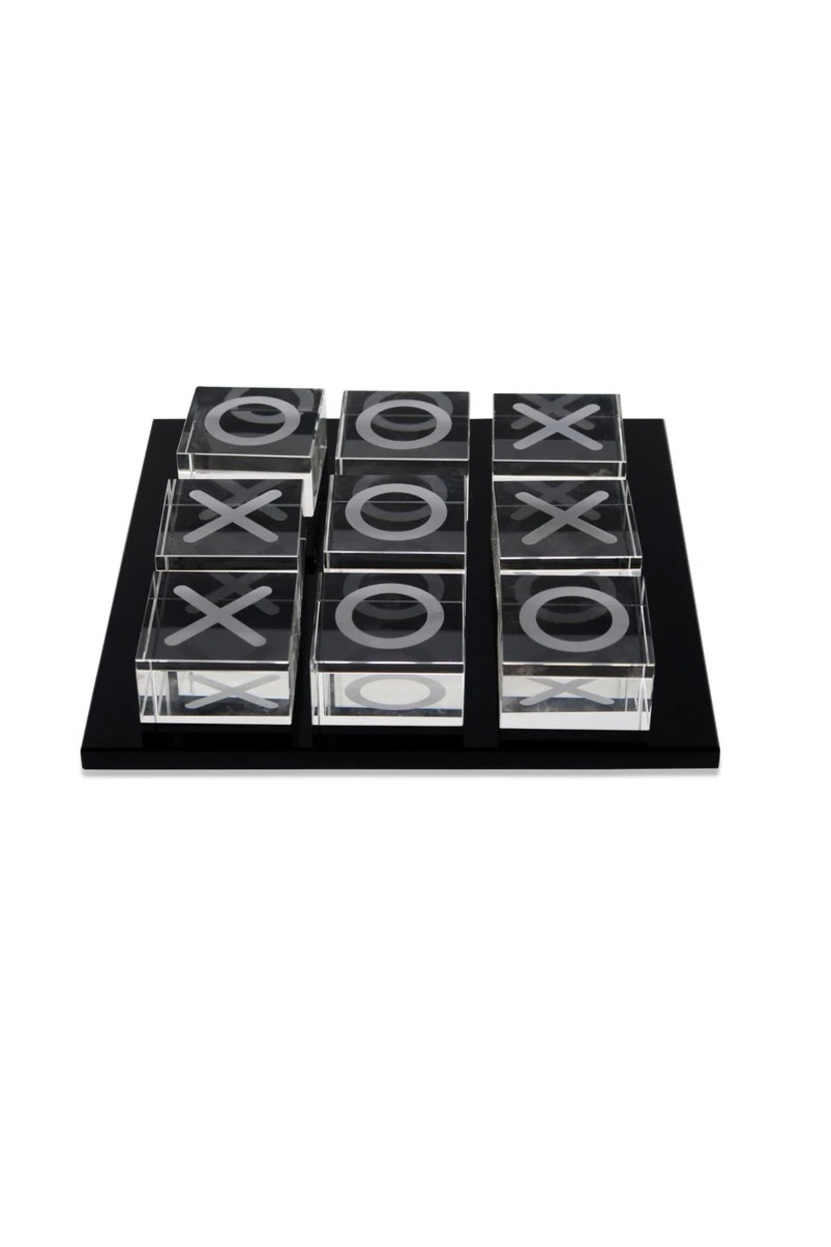 Crystal glass XOX set