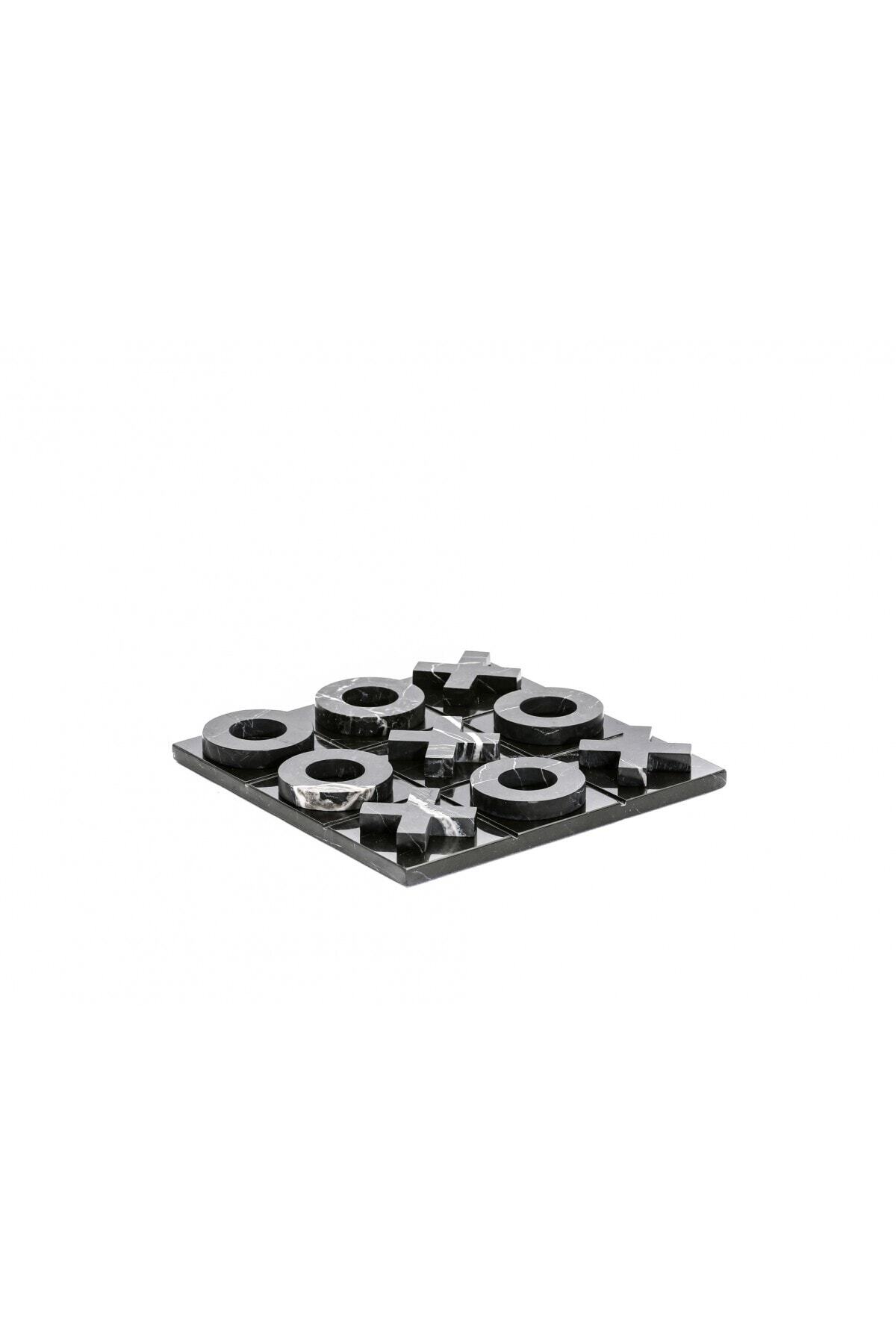Black Taurus marble XOX board