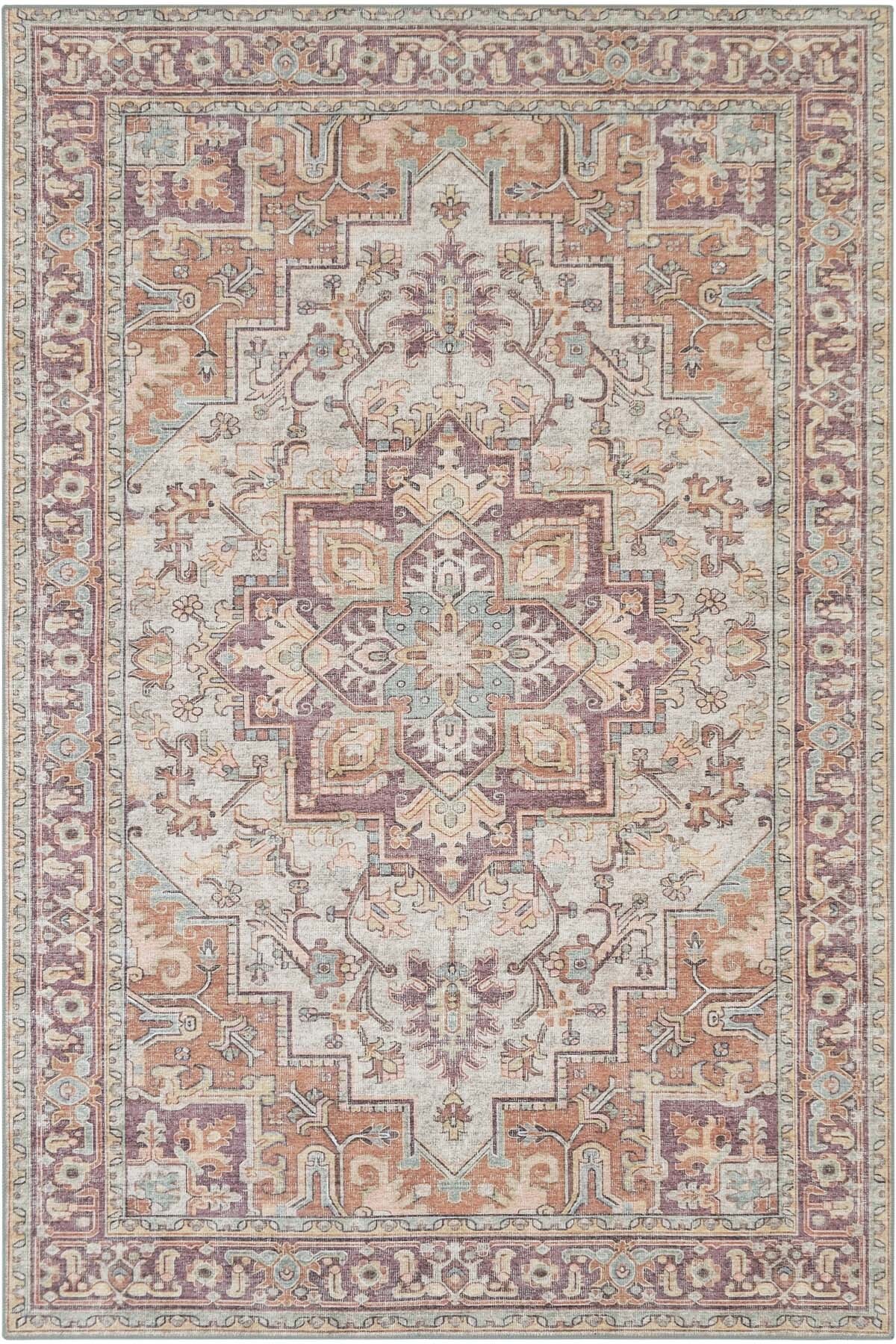 Vintage Chenille Rug Cream Pastel / 80-x-150 2
