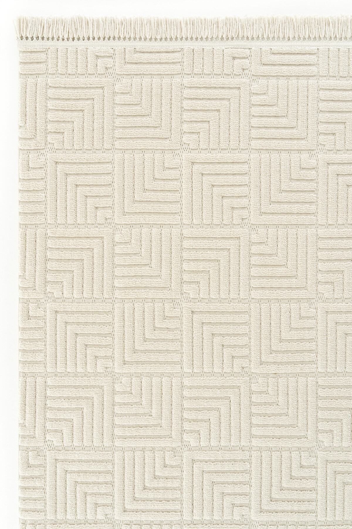 Stone 1063 Non-Slip Runner Rug Beige / 120-x-180 3