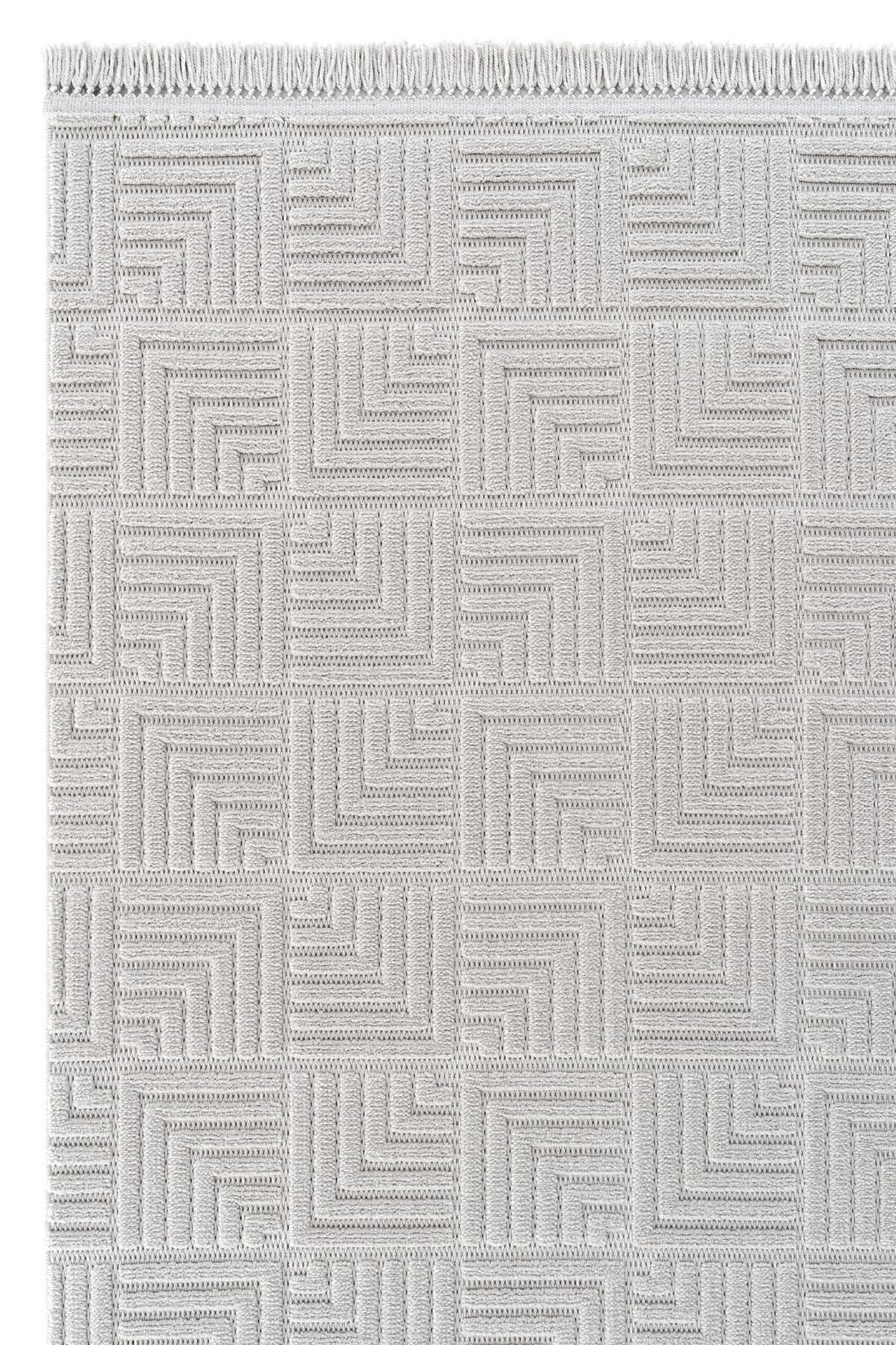 Stone 1063 Non-Slip Runner Rug Grey / 80-x-300 3